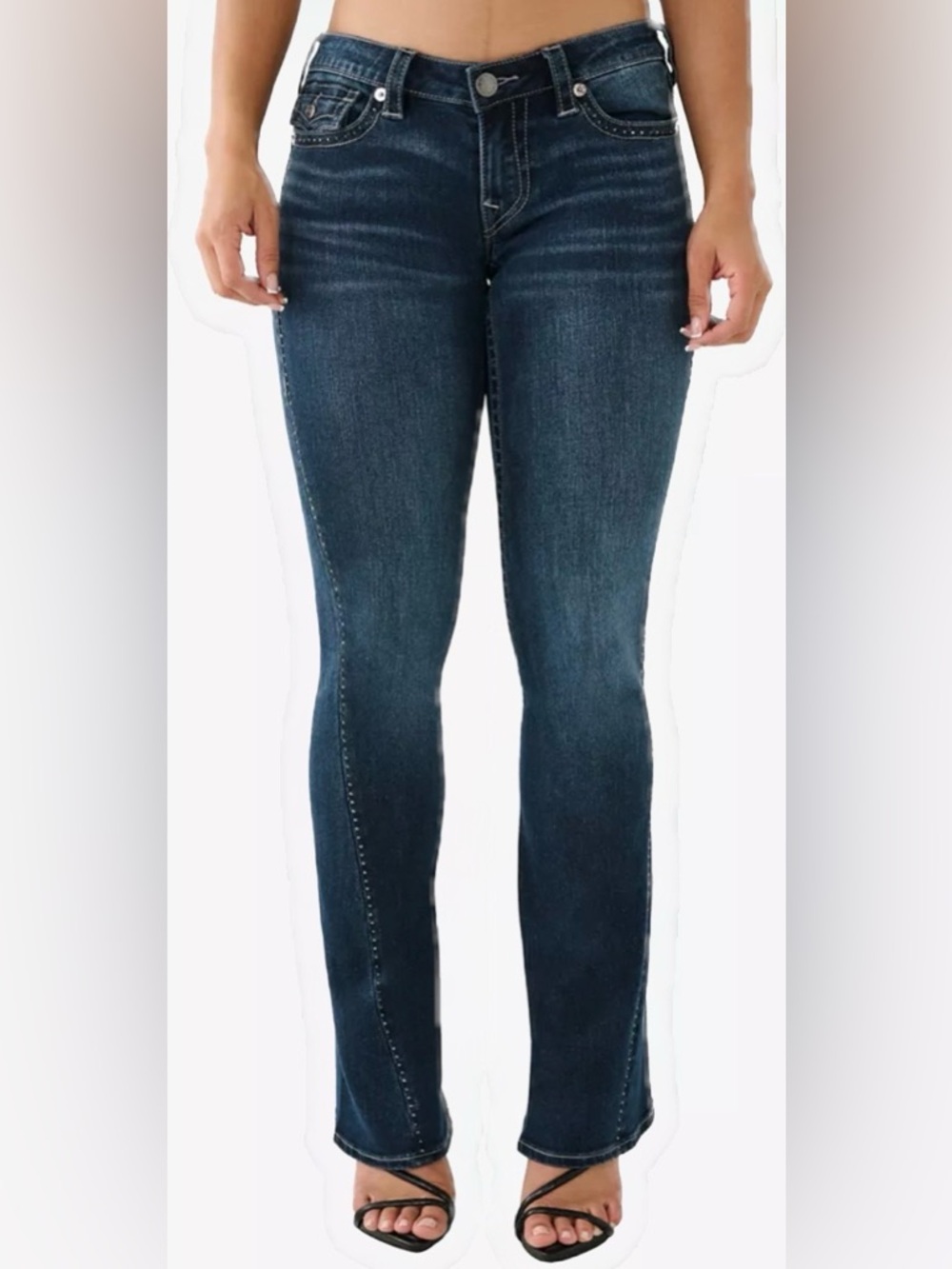 NWT True Religion Halle High Rise Super Skinny Jeans Style 600592 Size 30